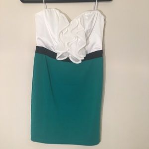 Strapless Ruffle Dress